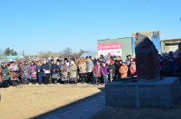 Відкриття пам’ятного знака учасникам бойових дій Афганістану в селищі В.Копані