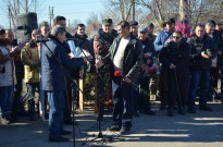 Відкриття пам’ятного знака учасникам бойових дій Афганістану в селищі В.Копані
