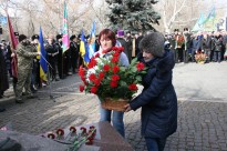 Покладання квітів до меморіалу воїнів-інтернаціоналістів у парку Слави