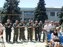 Зустріч ветеранів-афганців з українськими прикордонниками в селищі Червоний Чабан (Каланчацький район) та на Чонгарі
