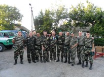 Зустріч ветеранів-афганців з українськими прикордонниками в селищі Червоний Чабан (Каланчацький район) та на Чонгарі