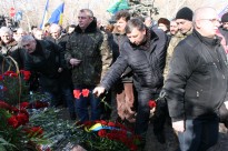 15 февраля 2017 в Парке Славы возле Мемориального комплекса воинов-интернационалистов состоялся митинг-реквием