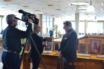 Зустріч ветеранів-афганців з українськими прикордонниками в селищі Червоний Чабан (Каланчацький район) та на Чонгарі (30.06.2014)