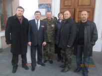 Делегація ХОО УСВА  на    Звітньо – виборчій  конференції Української  Спілки  ветеранів  Афганістану (воїнів – інтернаціоналістів)  - 30. 10. 2014  рік, м. Київ