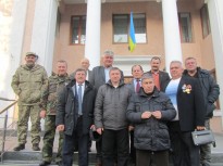 Делегація ХОО УСВА  на    Звітньо – виборчій  конференції Української  Спілки  ветеранів  Афганістану (воїнів – інтернаціоналістів)  - 30. 10. 2014  рік, м. Київ