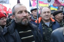 Делегація «афганців» Херсонщини під час Акції УСВА біля Верховної Ради - 23.12. 2014рік.