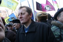 Делегація «афганців» Херсонщини під час Акції УСВА біля Верховної Ради - 23.12. 2014рік.