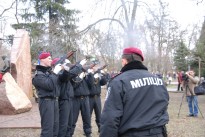 МИТИНГ В ПАРКЕ СЛАВЫ У МЕМОРИАЛЬНОГО КОМПЛЕКСА ВОИНОВ-ИНТЕРНАЦИОНАЛИСТОВ 15 ФЕВРАЛЯ