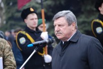 МИТИНГ В ПАРКЕ СЛАВЫ У МЕМОРИАЛЬНОГО КОМПЛЕКСА ВОИНОВ-ИНТЕРНАЦИОНАЛИСТОВ 15 ФЕВРАЛЯ