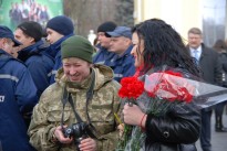 МИТИНГ В ПАРКЕ СЛАВЫ У МЕМОРИАЛЬНОГО КОМПЛЕКСА ВОИНОВ-ИНТЕРНАЦИОНАЛИСТОВ 15 ФЕВРАЛЯ