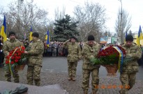 МИТИНГ В ПАРКЕ СЛАВЫ У МЕМОРИАЛЬНОГО КОМПЛЕКСА ВОИНОВ-ИНТЕРНАЦИОНАЛИСТОВ 15 ФЕВРАЛЯ